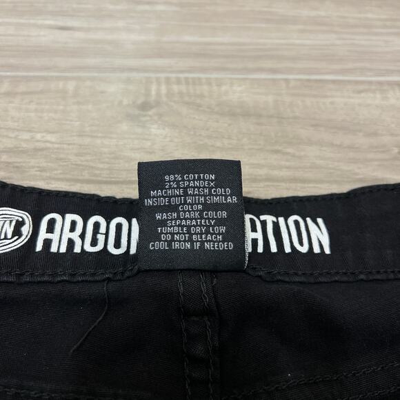 Argonaut Nation Straight Leg Cargo Black Pants Size W38 L32 - Picture 9 of 14